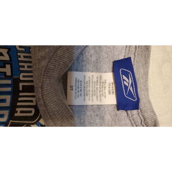 REEBOK CAROLINA PANTHERS UNISEX KIDS TSHIRT - Picture 3 of 3